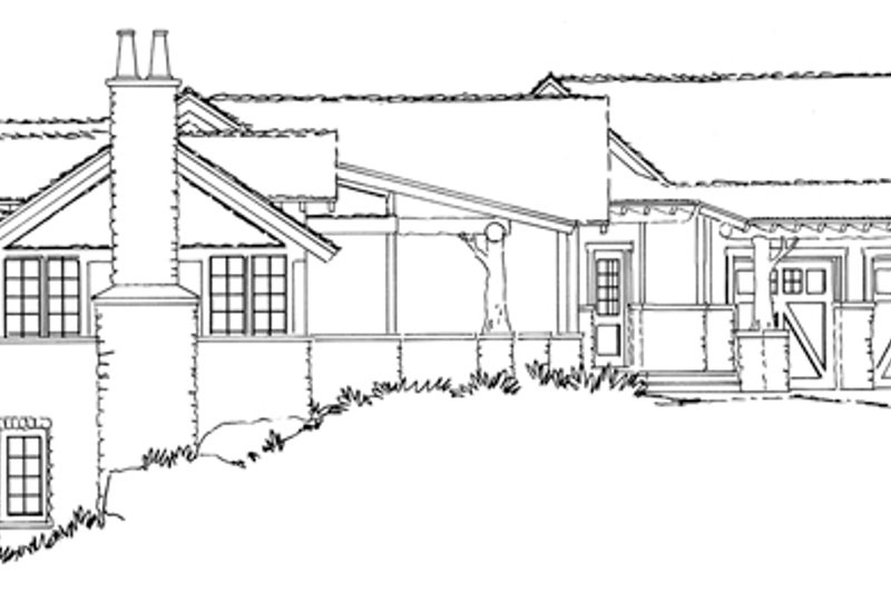 Architectural House Design - Exterior - Other Elevation 1 for Country House Plan #942-29 - 4 bed, 3 bath