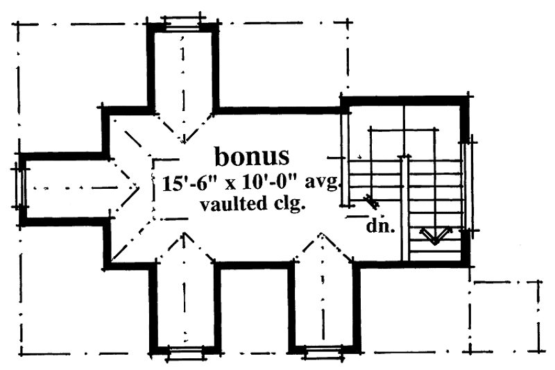 Home Plan - Floor Plan - Upper Floor for Country House Plan #930-83, 0 bath