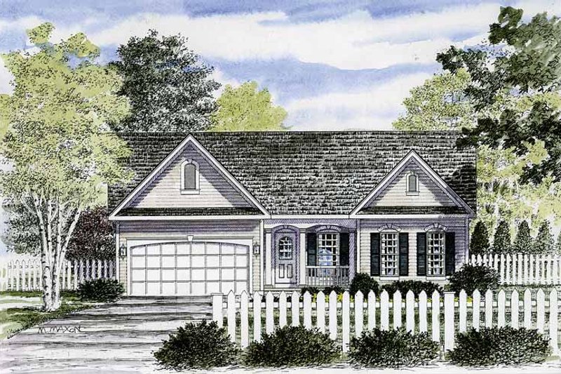 Home Plan - Ranch Exterior - Front Elevation Plan #316-236