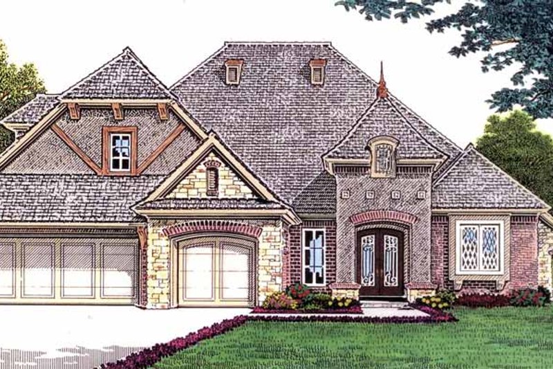 Home Plan - Country Exterior - Front Elevation Plan #310-1235