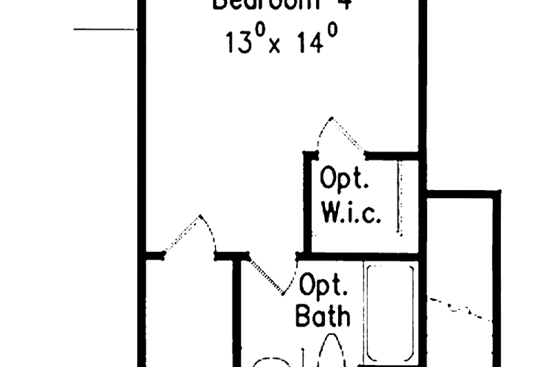 Home Plan - Optional Bonus Level