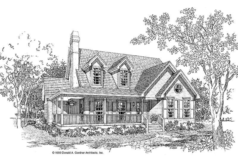 Victorian Style House Plan - 4 Beds 3 Baths 1944 Sq/Ft Plan #929-155