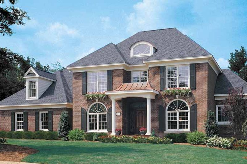 Home Plan - Colonial Exterior - Front Elevation Plan #929-571