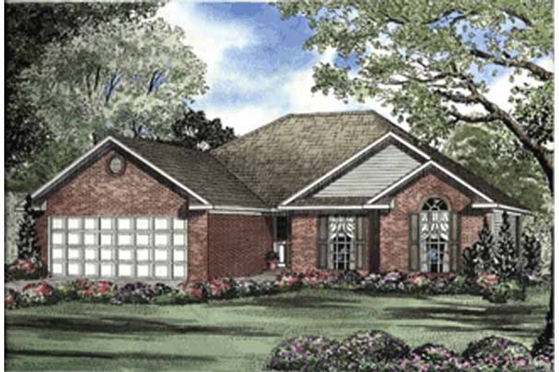 Architectural House Design - Ranch Exterior - Front Elevation Plan #17-3010