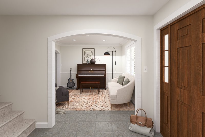 Dream House Plan - Interior - Entry 1 for Traditional House Plan #1060-189 - 5 bed, 3 bath
