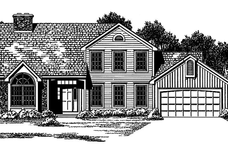 Dream House Plan - Country Exterior - Front Elevation Plan #1001-9