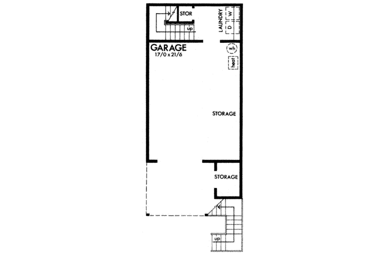 Home Plan - Floor Plan - Other Floor for Country House Plan #320-786 - 2 bed, 2 bath