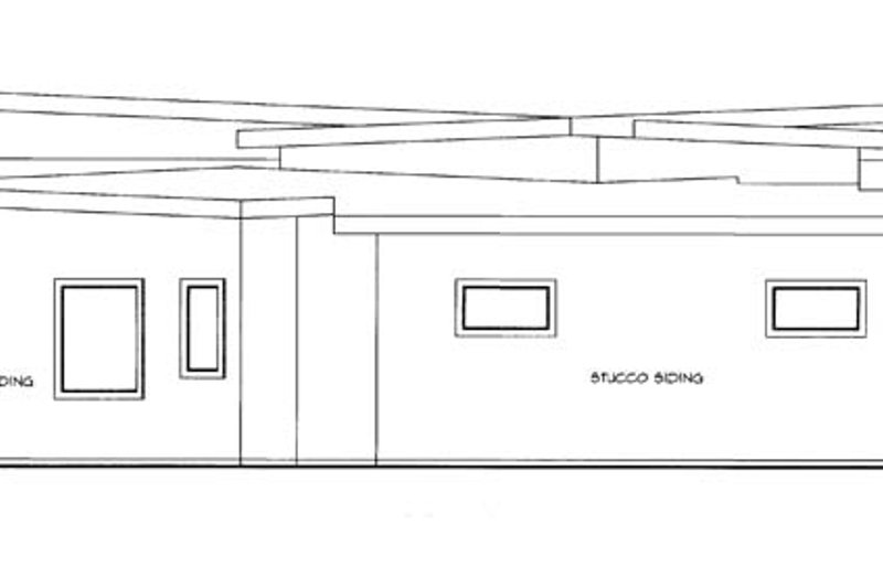 Architectural House Design - Exterior - Front Elevation 4 for Contemporary House Plan #117-865 - 3 bed, 3 bath