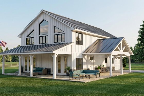Barndominium with Vaulted Ceilings
