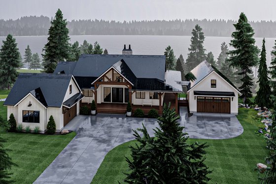 Exterior - Other Elevation 4 for Beach House Plan #455-245 - 2 bed, 2.5 bath