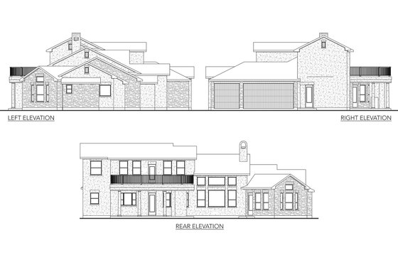 Exterior - Other Elevation for Mediterranean House Plan #80-141 - 4 bed, 4 bath