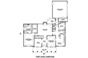 Southern Style House Plan - 4 Beds 3.5 Baths 3498 Sq/Ft Plan #81-1085 