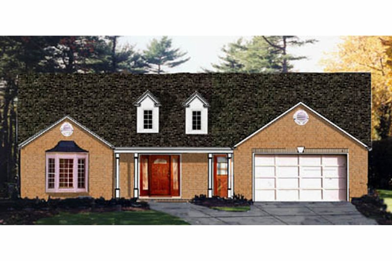 Dream House Plan - Traditional Exterior - Front Elevation Plan #3-131