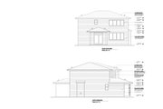 Prairie Style House Plan - 5 Beds 2.5 Baths 1886 Sq/Ft Plan #53-734 Exterior 