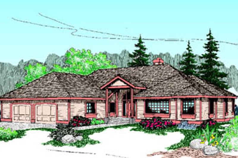 Home Plan - Traditional Exterior - Front Elevation Plan #60-191