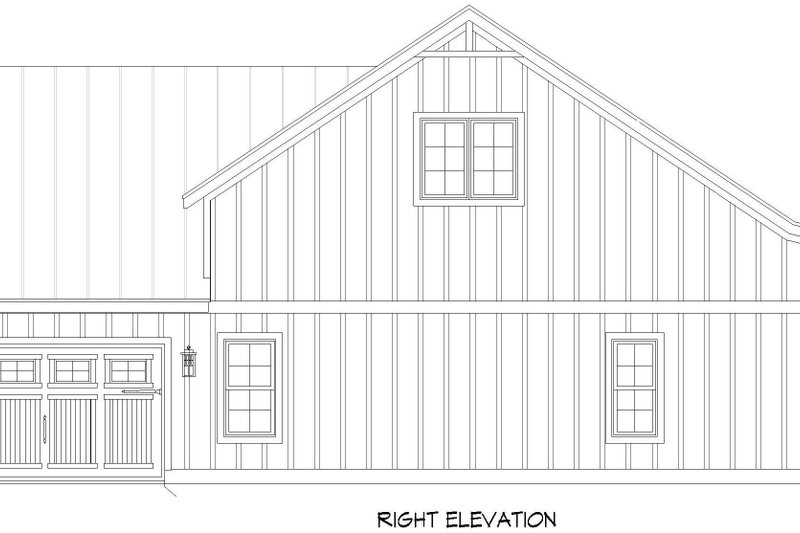 House Design - Exterior - Other Elevation 1 for Country House Plan #932-1207 - 3 bed, 2.5 bath