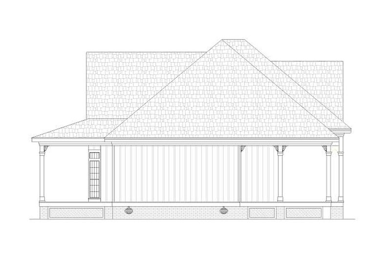 Dream House Plan - Exterior - Other Elevation 1 for Cottage House Plan #45-378 - 3 bed, 2 bath