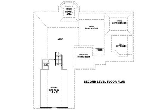 Floor Plan - Other Floor for Traditional House Plan #81-900 - 3 bed, 2 bath