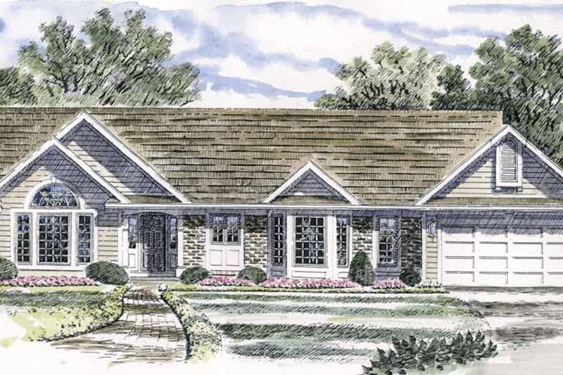 House Design - Ranch Exterior - Front Elevation Plan #316-127