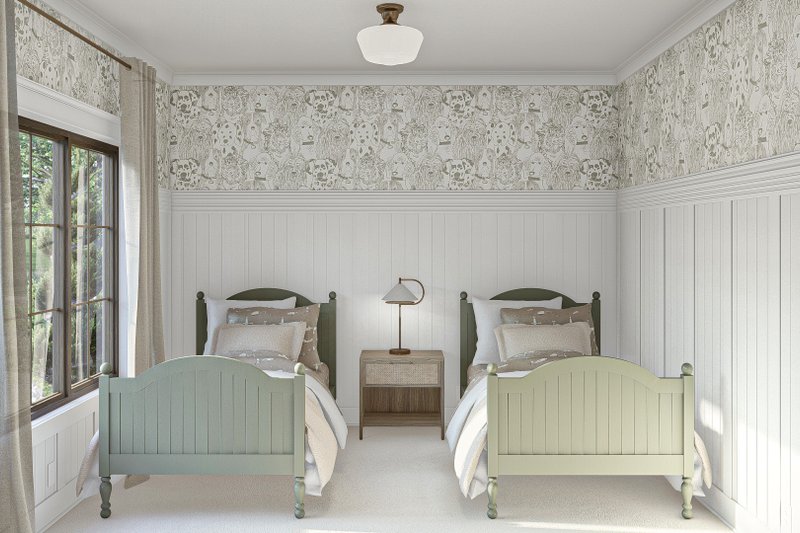 Home Plan - Interior - Bedroom for Cottage House Plan #455-525 - 3 bed, 2 bath