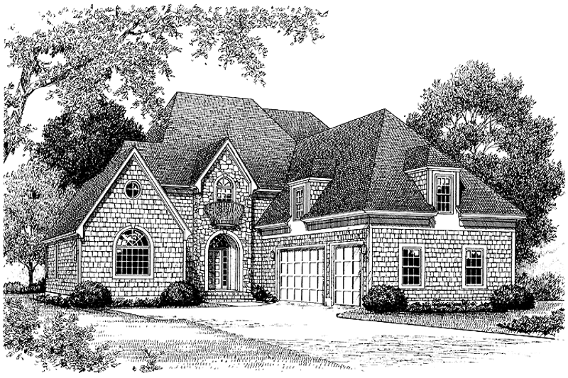 Dream House Plan - Country Exterior - Front Elevation Plan #453-306