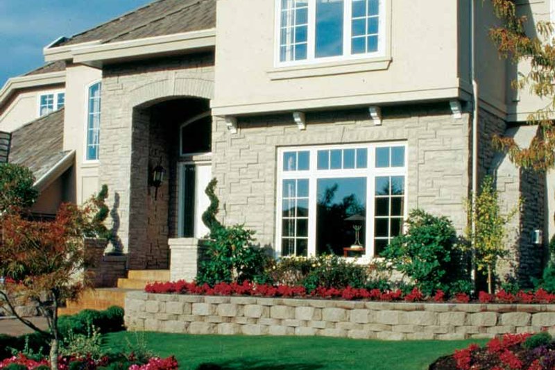 Dream House Plan - Mediterranean Exterior - Front Elevation Plan #47-895