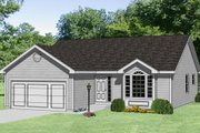 Traditional Style House Plan - 3 Beds 2 Baths 1100 Sq/Ft Plan #116-147 
