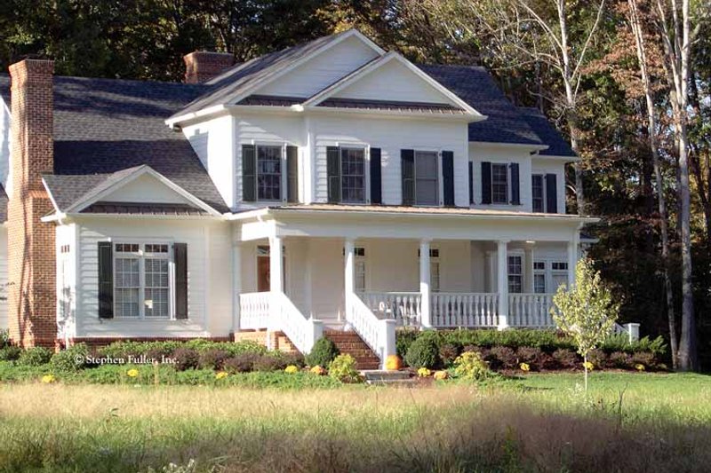 Home Plan - Exterior - Front Elevation 4 for Country House Plan #429-334 - 4 bed, 3.5 bath