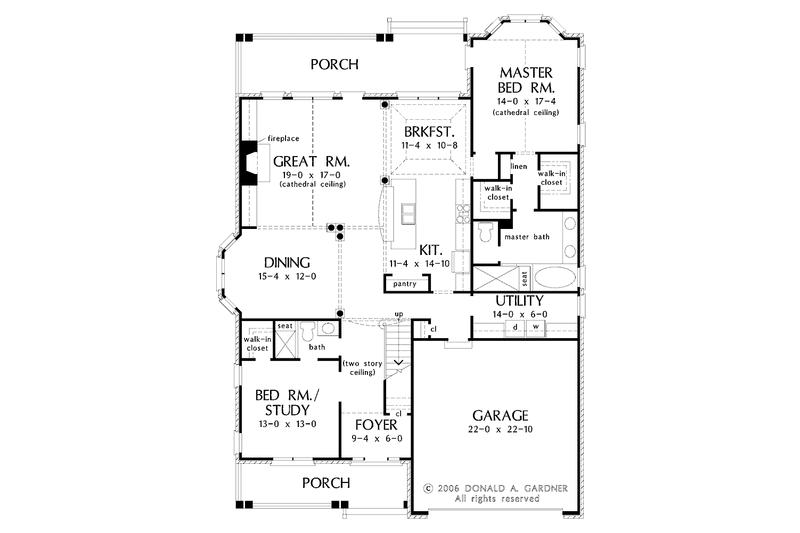 Dream House Plan - Floor Plan - Main Floor for Traditional House Plan #929-796 - 5 bed, 4 bath