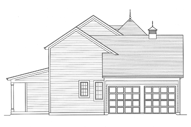 Dream House Plan - Exterior - Other Elevation for Country House Plan #46-819 - 4 bed, 2.5 bath