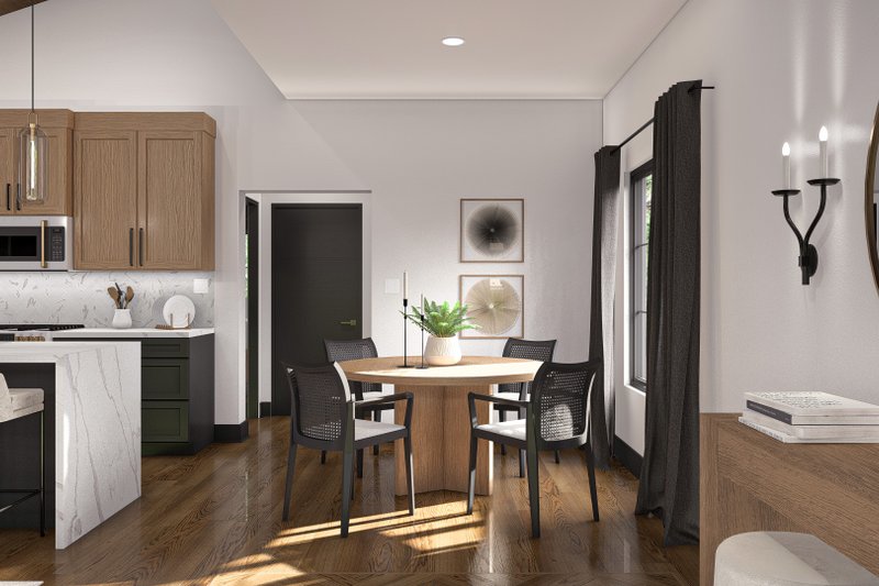 House Blueprint - Interior - Dining Room for Modern House Plan #455-441 - 1 bed, 1 bath