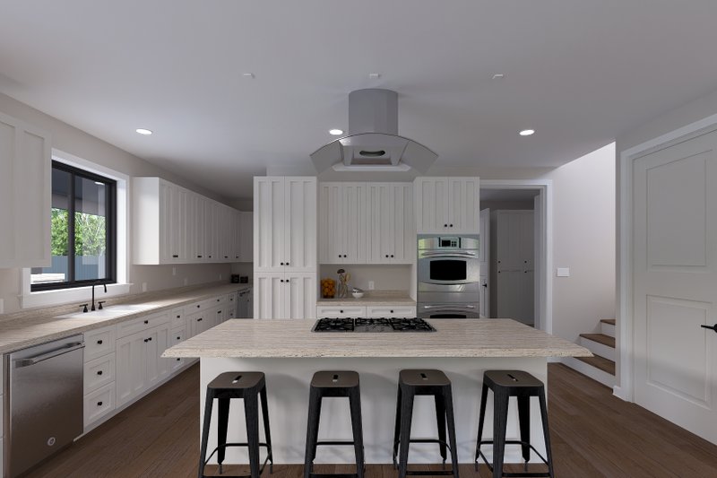 Architectural House Design - Interior - Kitchen 3 for Barndominium House Plan #1060-378 - 4 bed, 3 bath