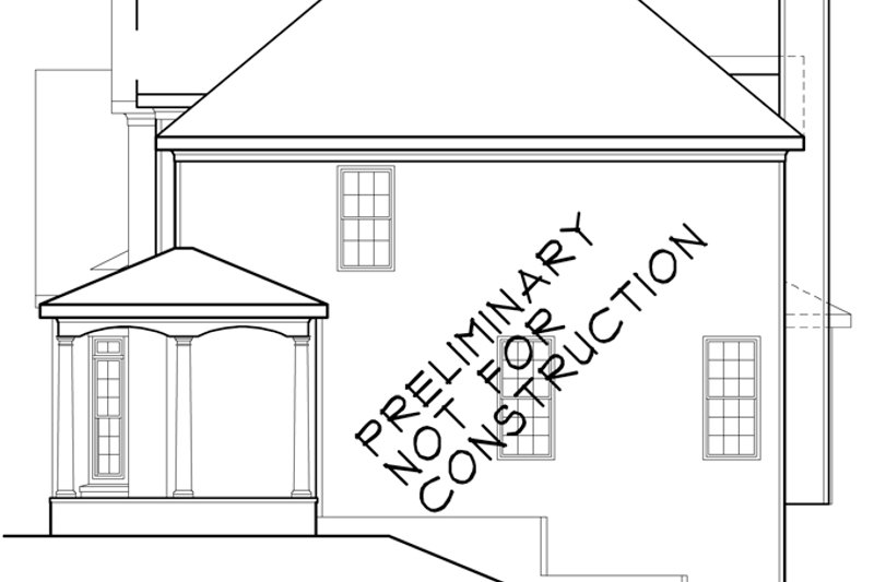 Home Plan - Exterior - Other Elevation for Traditional House Plan #927-230 - 5 bed, 3 bath