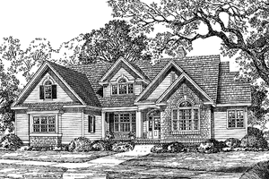 Traditional Exterior - Front Elevation Plan #929-536