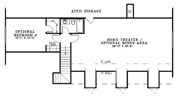 Craftsman Floor Plan - Other Floor Plan #17-2679