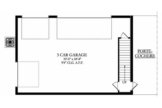 Floor Plan - Main Floor 1 for Mediterranean House Plan #1058-81 - 6 bed, 4 bath