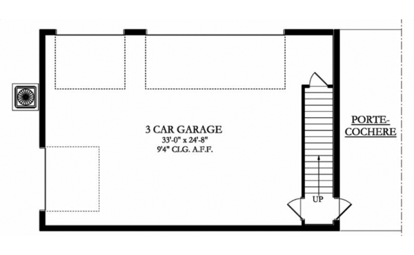 Mediterranean Floor Plan - Main Floor Plan #1058-81
