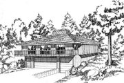 Contemporary Style House Plan - 2 Beds 1.5 Baths 1254 Sq/Ft Plan #312-764 