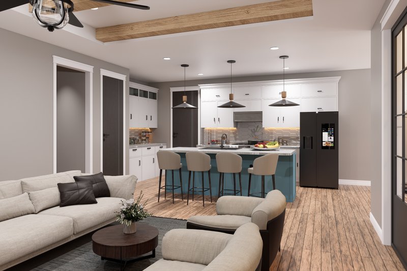 Home Plan - Interior - Kitchen for Farmhouse House Plan #932-1295 - 5 bed, 3.5 bath