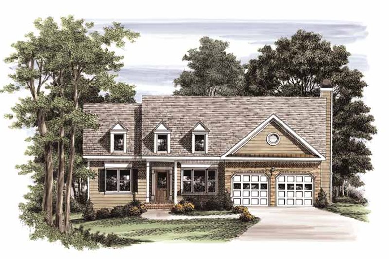 Dream House Plan - Country Exterior - Front Elevation Plan #927-555