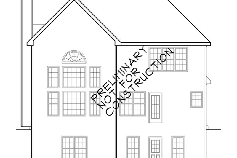 Home Plan - Exterior - Rear Elevation for Country House Plan #927-829 - 3 bed, 3 bath
