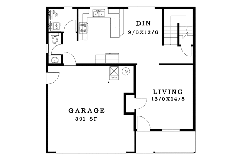 Dream House Plan - Craftsman Floor Plan - Main Floor Plan #943-18