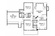 Tudor Style House Plan - 4 Beds 2.5 Baths 2196 Sq/Ft Plan #927-313 