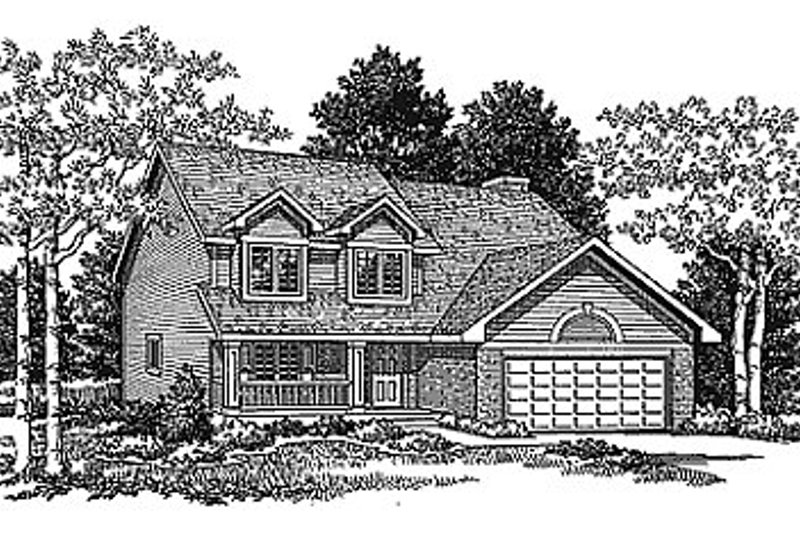 Dream House Plan - Traditional Exterior - Front Elevation Plan #70-313