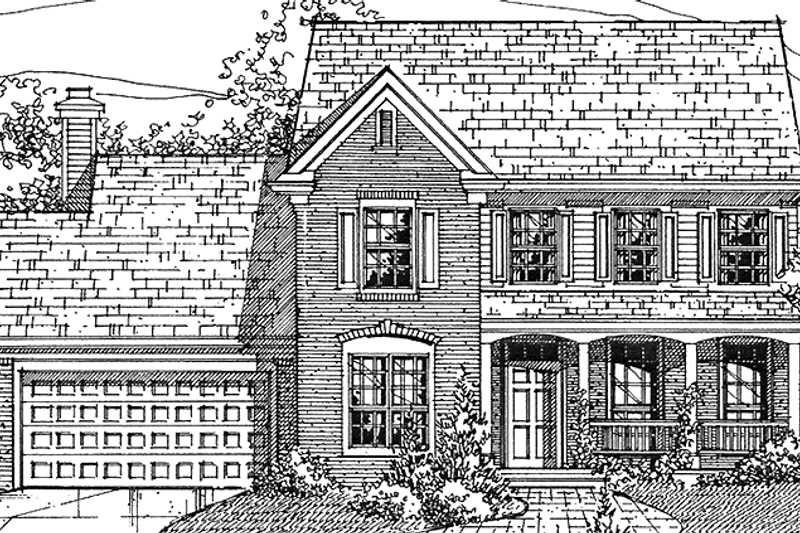 Home Plan - Country Exterior - Front Elevation Plan #320-1422