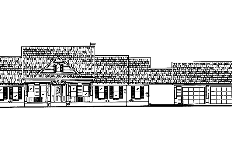 Architectural House Design - Country Exterior - Front Elevation Plan #968-32