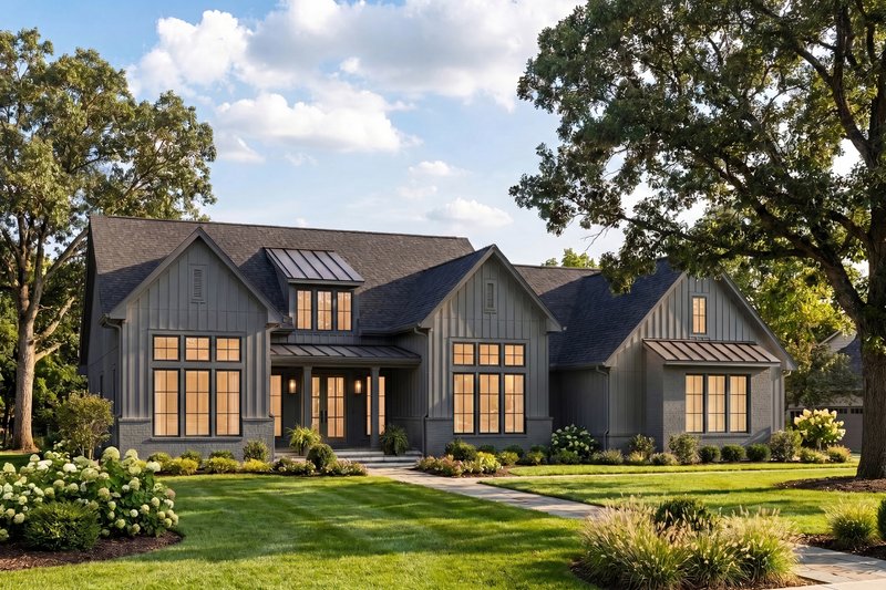 Dream House Plan - Exterior - Front Elevation 6 for Farmhouse House Plan #430-436 - 3 bed, 2 bath