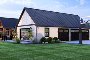 Exterior - Other Elevation 2 for Barndominium House Plan #1064-302 - 3 bed, 2.5 bath