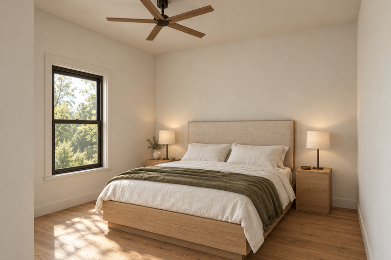 House Blueprint - Interior - Bedroom for Farmhouse House Plan #923-520 - 4 bed, 3 bath