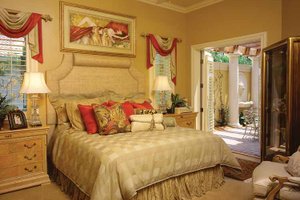 Interior - Bedroom for Mediterranean House Plan #930-34 - 4 bed, 4.5 bath